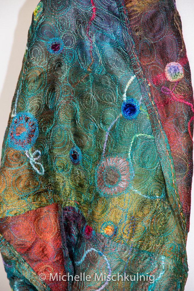 Mulberry silk lap wrap . | Chelle Textiles